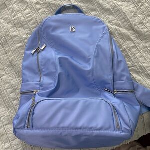 Buffbunny Light Blue Backpack with Silver Accents